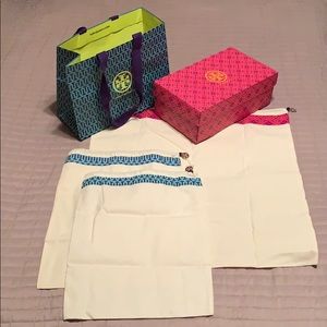 Tory Burch gift box and bag set